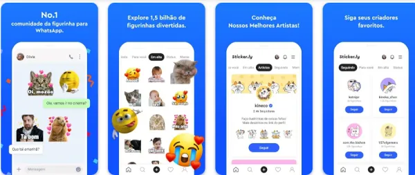 Sticker-ly Aplicativo Fazer Figurinhas WhatsApp